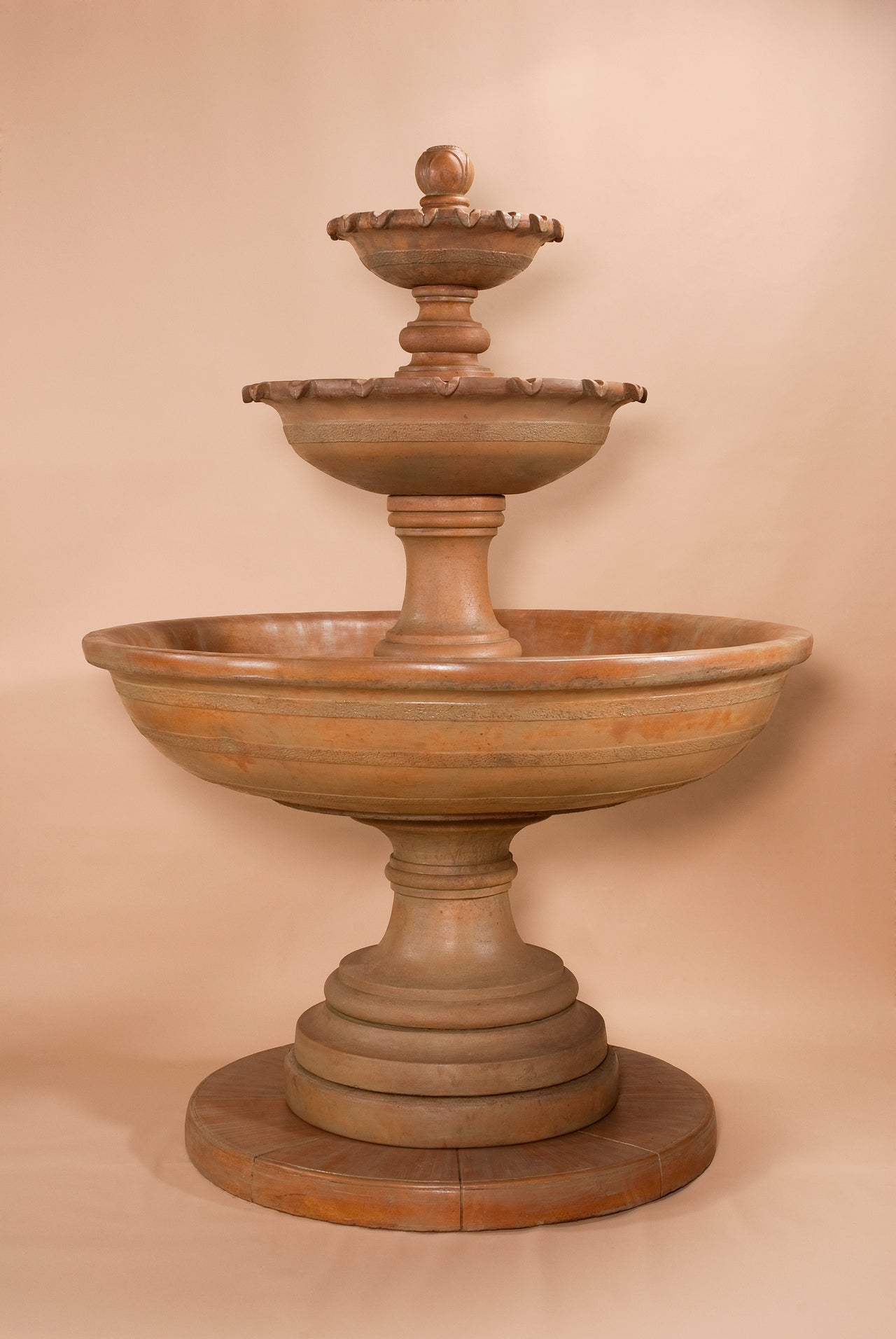 Porta Elisa Three Tier Outdoor Cast Stone Garden Fountain – Classic Elegance with Soothing Sound