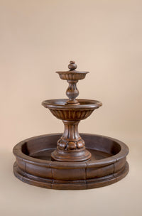 Thumbnail for Sienna Pond Outdoor Cast Stone Garden Fountain by Giannini