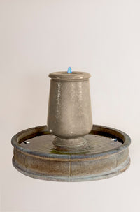 Thumbnail for Planum Urna Outdoor Cast Stone Garden Fountain – Sleek Sophistication with Timeless Charm