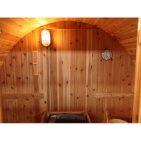 Thumbnail for SunRay Aurora 2-4 Person Traditional Barrel Sauna