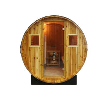 Thumbnail for SunRay Galley 4-Person Traditional Barrel Sauna