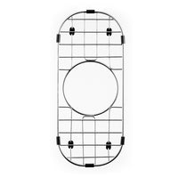 Thumbnail for Houzer Wirecraft Stainless Steel Bottom Sink Grid – 6-1/4