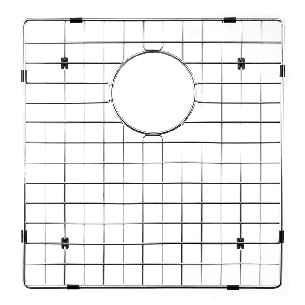 Houzer Wirecraft Stainless Steel Bottom Sink Grid – 16" x 16-1/2" x 1" – Fits BCD-3322