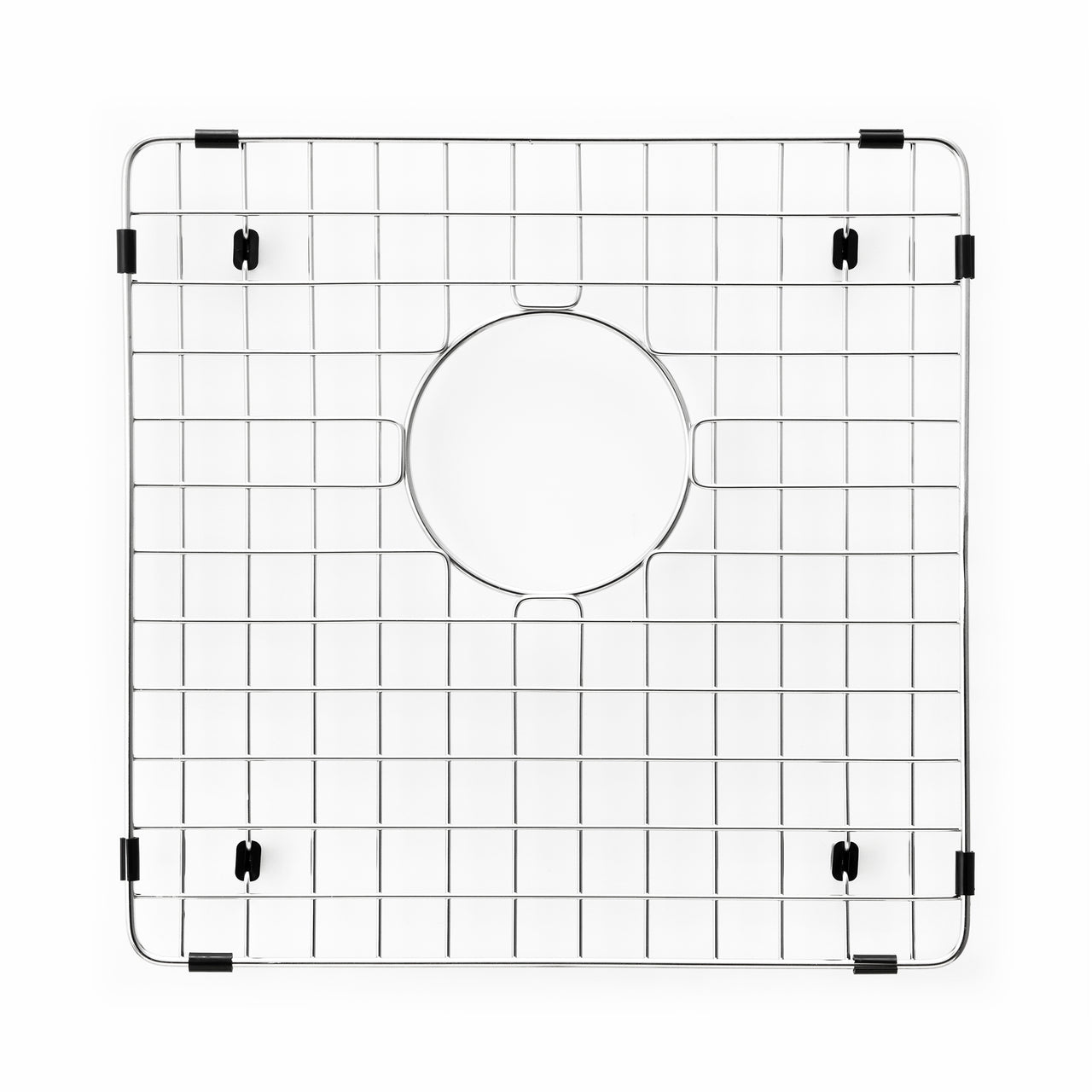 Houzer Wirecraft Stainless Steel Bottom Sink Grid – 15" x 15-1/8" x 1" – Fits NVS-16-1717
