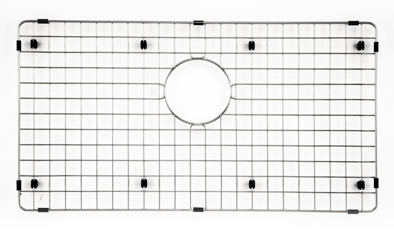 Houzer Wirecraft Stainless Steel Bottom Sink Grid – 27-1/2" x 14-3/4" x 1-1/8" – Fits Houzer NVS-16-1717