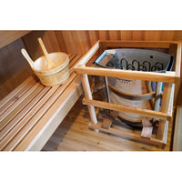 Thumbnail for SunRay Charleston 4-Person Indoor Traditional Sauna Double Bench with 6kW Harvia Heater