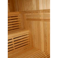 Thumbnail for SunRay Tiburon 4-Person Indoor Traditional Sauna Double Bench with 6kW Harvia Heater