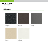 Thumbnail for Houzer Quartztone 33 inch Granite Composite Drop-in Topmount 60/40 Double Bowl Kitchen Sink