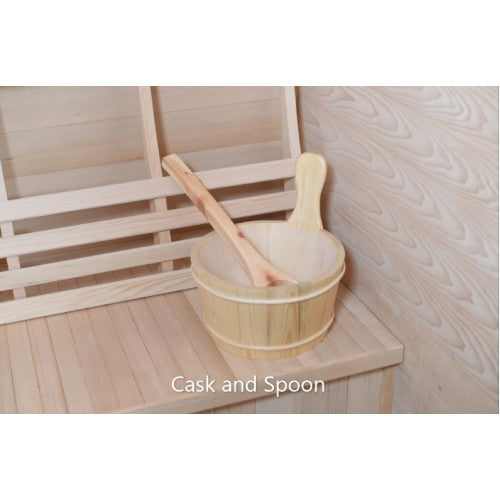SunRay Baldwin 2-Person Indoor Traditional Sauna Harvia Heater