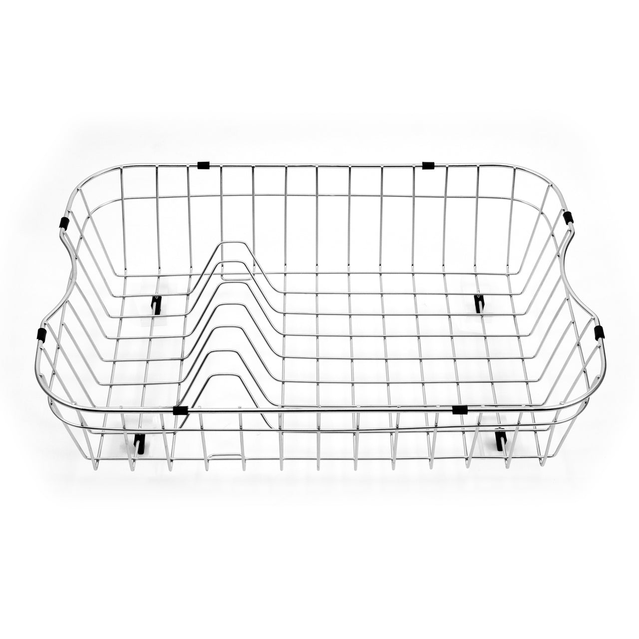 Houzer Stainless Steel Wirecraft Rinsing Basket – 20.75" x 15.5" x 5.25" – For Sink