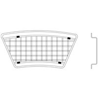 Thumbnail for Houzer Wirecraft Stainless Steel Bottom Sink Grid – 12-1/2