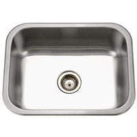 Thumbnail for Houzer Elite 24 inch Stainless Steel Undermount Single Bowl Kitchen Sink, Nested 20-Pack