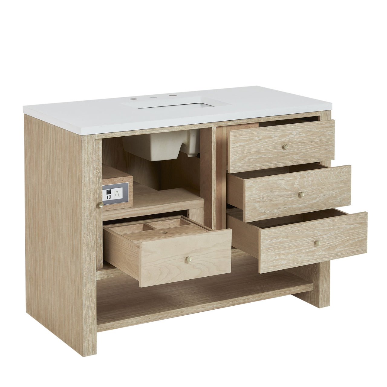 James Martin Marigot Single 48" Single Vanity - Luxe Bathroom Vanities