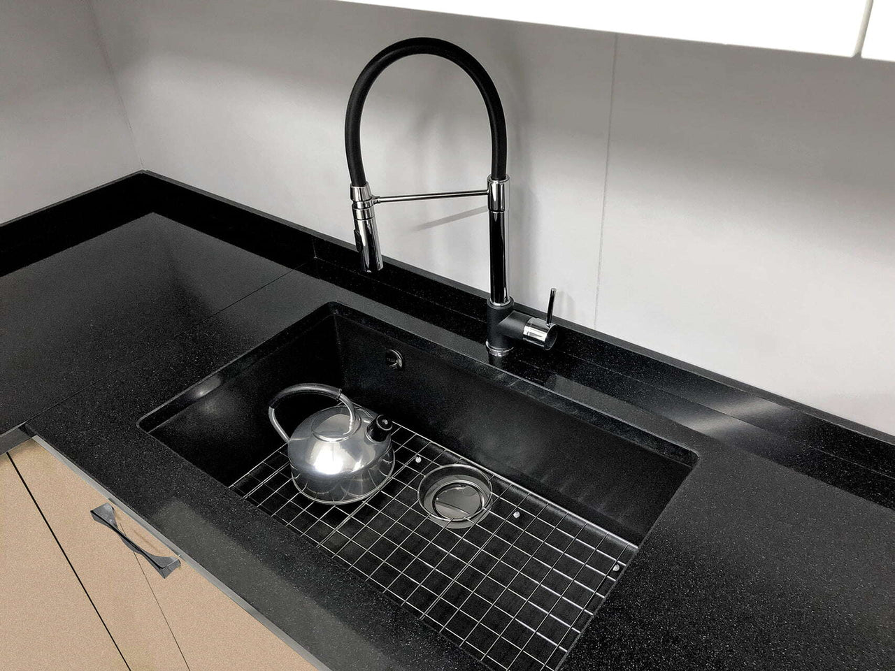 LaToscana 26 3/4" Plados Rectangular Stainless Steel Kitchen Sink Grid