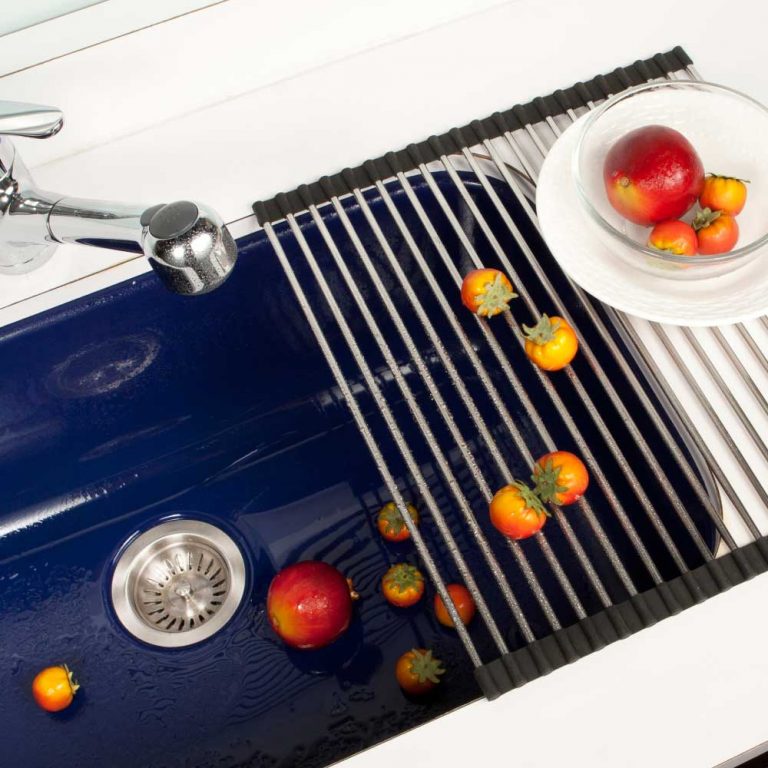 Houzer Stainless Steel Rolling Drying Tray – 13-3/4" x 16" – For All Novus Series Sinks