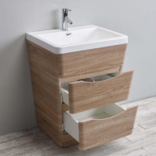 Eviva Victoria 32″ Modern Bathroom Vanity with White Integrated Acrylic Sink Vanity Eviva