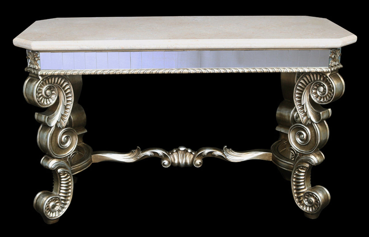 AFD Platina Bella Console Table Tables AFD CREAM / PLATINA