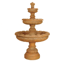 Thumbnail for Princesse Three Tier Outdoor Cast Stone Garden Fountain Fountain Tuscan