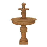 Thumbnail for Corona Two Tier Outdoor Cast Stone Garden Fountain Fountain Tuscan