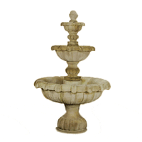 Thumbnail for Vistamar Three Tier Outdoor Cast Stone Garden Fountain Fountain Tuscan