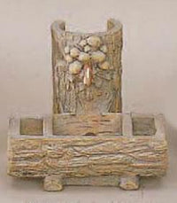 Thumbnail for Tree Trunk Tabletop Wall Outdoor Cast Stone Garden Fountain Fountain Tuscan