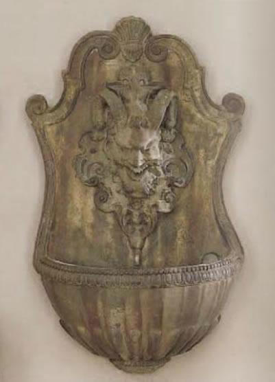 Parigi Wall Outdoor Cast Stone Garden Fountain Fountain Tuscan