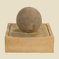 Thumbnail for Zen Ball Outdoor Cast Stone Garden Fountain Fountain Tuscan