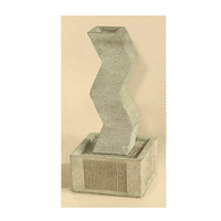 Thumbnail for Zig Zag Outdoor Cast Stone Garden Fountain Fountain Tuscan