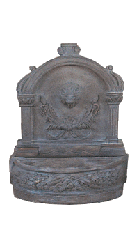 Thumbnail for Lion Table Top Fountain Cast Stone Outdoor Wall Ornament Tuscan