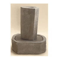 Thumbnail for Rock Pillar Outdoor Cast Stone Garden Fountain Short Fountain Tuscan