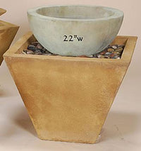 Thumbnail for Prima Outdoor Cast Stone Garden Bowl Fountain Fountain Tuscan