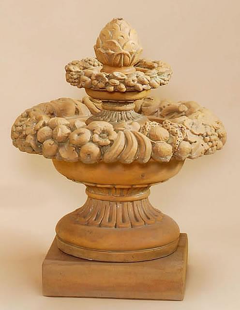 Primavera Outdoor Cast Stone Garden Fountain Fountain Tuscan
