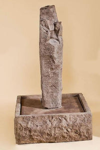 Thumbnail for Sedona Rock Outdoor Cast Stone Garden Fountain-Large Fountain Tuscan