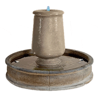 Thumbnail for Planum Urna Outdoor Cast Stone Garden Fountain Fountain Tuscan
