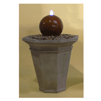 Thumbnail for Octoball Outdoor Cast Stone Garden Fountain Large Fountain Tuscan