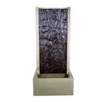 Thumbnail for Slate Water Wall Outdoor Cast Stone Garden Fountain Tall Fountain Tuscan