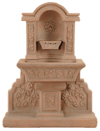 Thumbnail for Uva Wall Cast Stone Outdoor Fountain Fountain Tuscan