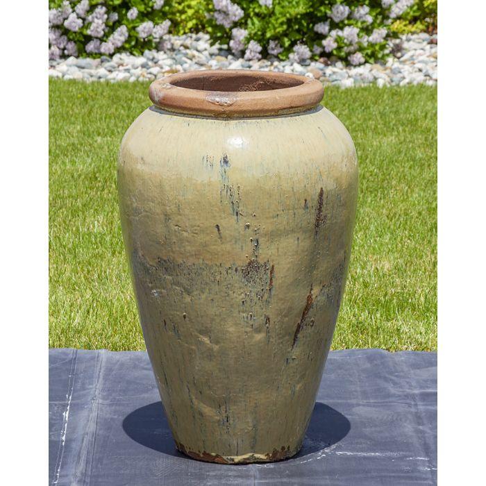 Tuscany FNT3867 Ceramic Triple Vase Complete Fountain Kit Vase Fountain Blue Thumb