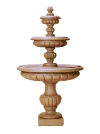 Thumbnail for Parigi Three Tier Cast Stone Outdoor Garden Fountain Fountain Tuscan