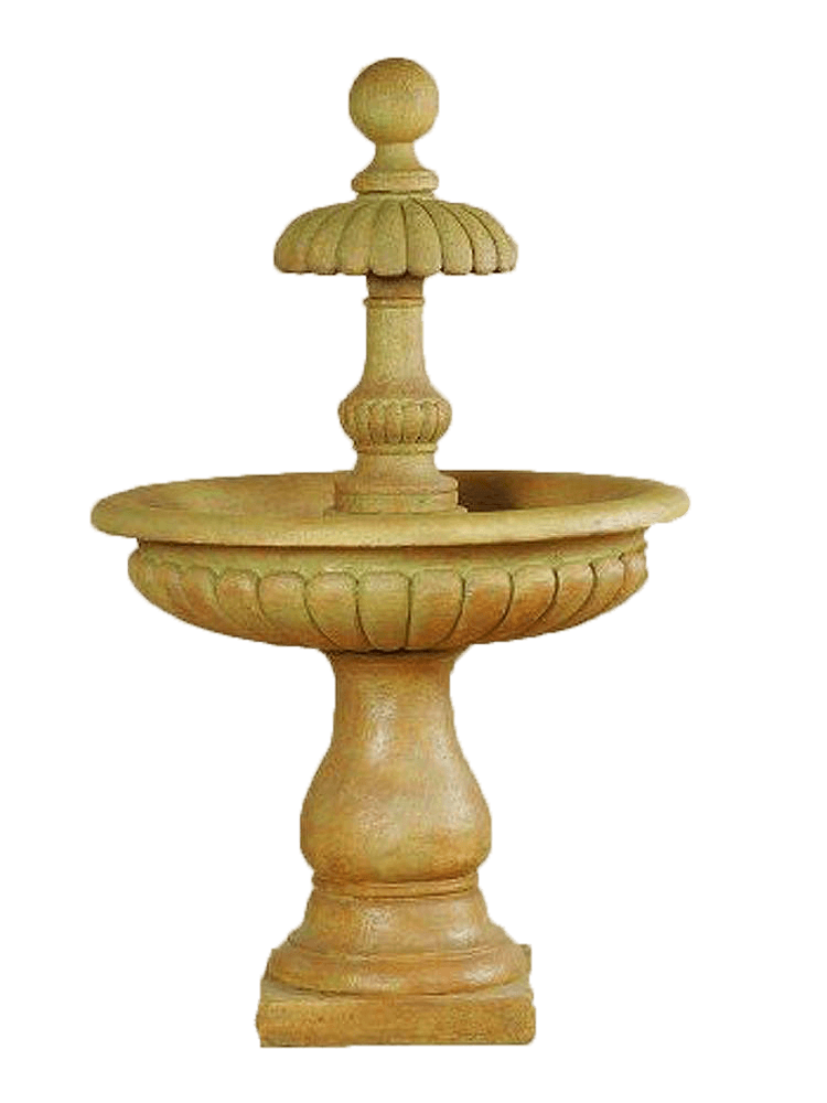 Thermae Garden Outdoor Water Cast Stone Fountain Fountain Tuscan