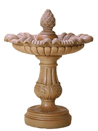 Thumbnail for Pavia Pineapple Cast Stone Outdoor Garden Fountain Fountain Tuscan