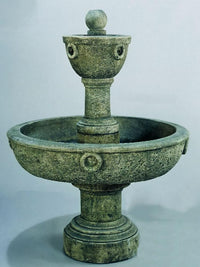 Thumbnail for Nocera Cast Stone Outdoor Garden Fountain With Spout Fountain Tuscan