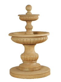 Thumbnail for Acqua Sparta Two Tier Outdoor Water Cast Stone Garden Fountain Fountain Tuscan