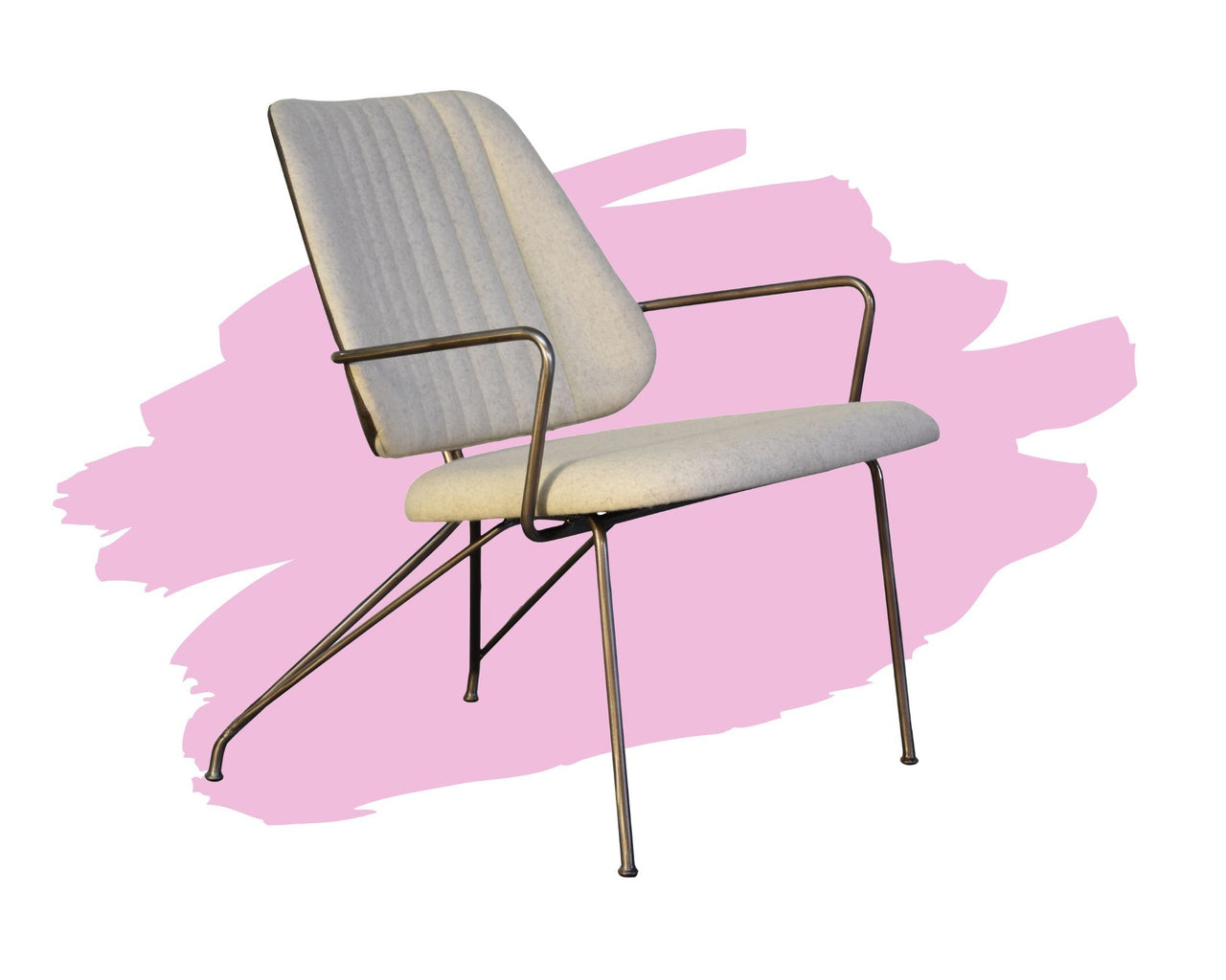 Taylor Modern Lounge Arm Chair with Matte Black Steel Legs (Leather Back & Upholstered Seat) Dining Chair Gingko