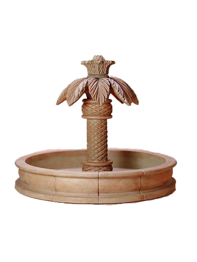 Palm Springs Cast Stone Outdoor Garden Fountain Small Fountain Tuscan