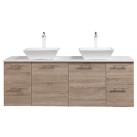Thumbnail for Eviva Eviva Luxury 60 Inch Bathroom Vanity with Top Bathroom Vanity Eviva White Oak