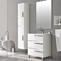 Thumbnail for Eviva Olivia 32″ White Free standing Bathroom Vanity with White Porcelain Sink Vanity Eviva