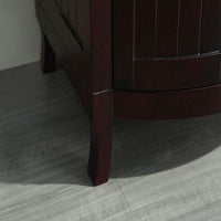 Thumbnail for Eviva Odessa Zinx+ 30″ Dark Teak Bathroom Vanity w/ White Carrara Top Bathroom Vanity Eviva