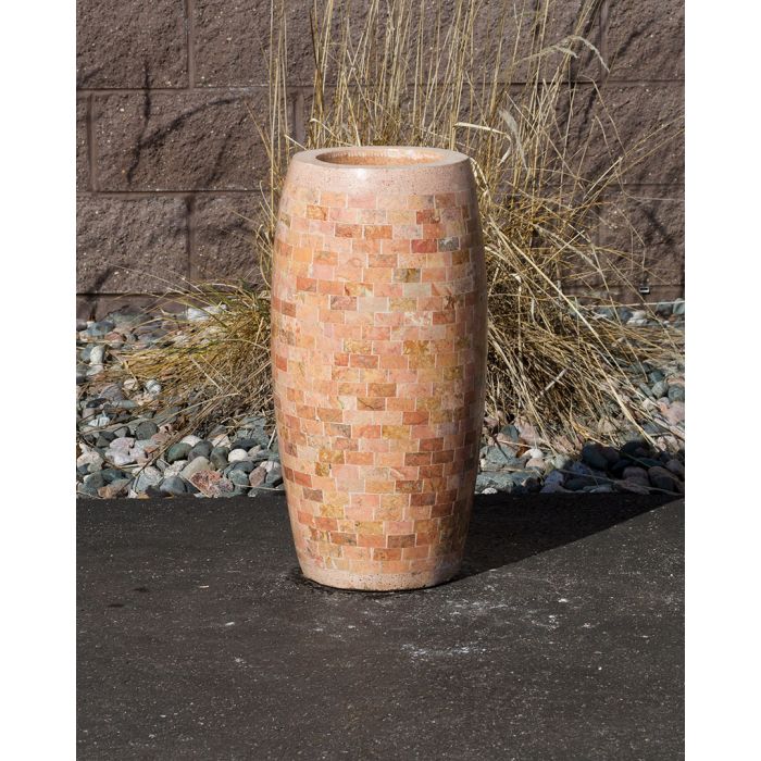 Stoned Urn FNT2336 Ceramic Vase Complete Fountain Kit Vase Fountain Blue Thumb