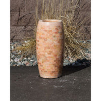 Thumbnail for Stoned Urn FNT2336 Ceramic Vase Complete Fountain Kit Vase Fountain Blue Thumb